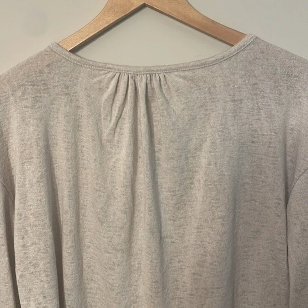 Old Navy Long Sleeve Trim Cuff Neutral Sweater XS